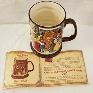 Vintage Limited Edition Collectors Christmas Carol Tankard Royal Doulton